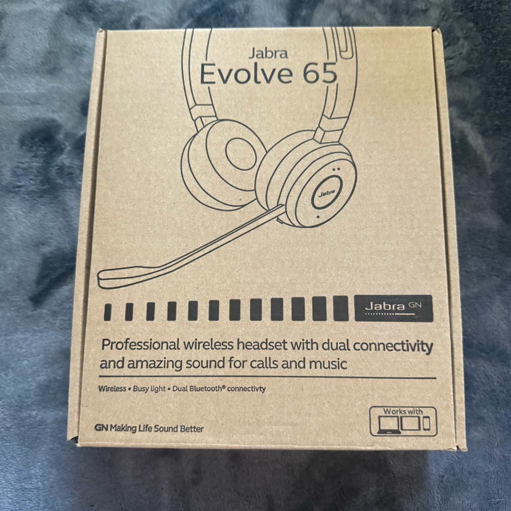 Jabra Evolve 65 Wireless Headset - Black